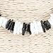Black and White Puka Chip Shell Necklace