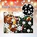 HUXICUI 180 PCS Snowflakes Window Clings Christmas Decorations Winter Reusable White Stickers Wonderland Decal Decor Ornaments Holiday Party Supplies