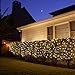 Lighting EVER Plug in Fairy Lights with Switch 66 ft 200 LED String Lights, Warm White Copper Wire Lights Waterproof Indoor Outdoor Decorative Fairy Lights for Bedroom, Patio, Garden, Balcony, Dorm