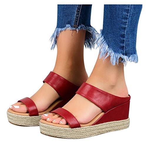 Wedge-Sandals-for-Women-Ulanda-Womens-Slip-On-Peep-Toe-Backless-Platform-Sandals-Slide-Wedge-Sandal