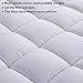 Luxury mattress Collection 100% Cotton 300 Thread Mattress Pad Cover Down Hotel Use Alternative Pillowtop Mattress Topper(Queen,Printing）