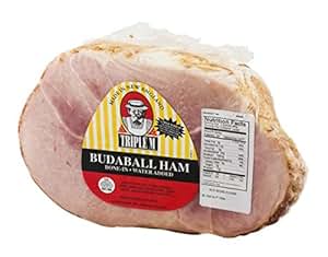 Amazon.com : Triple M Bone-In Budaball Ham : Grocery & Gourmet Food