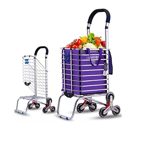 Buy ZWW Upgraded Lightweight Supermarket Shopping Trolley Multipurpose 