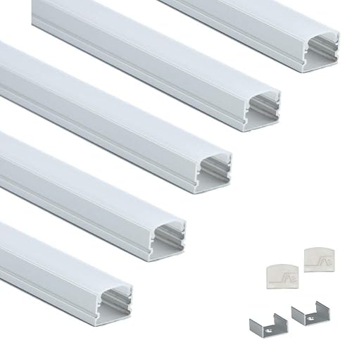 LEDPROFILES 20-Pack 8ft (2.4Meter) Spotless LED Aluminum Channel with ...