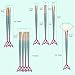 Colorful Makeup Brushes 10+1 Pcs Makeup Brushes Set Silicon Makeup Sponge Mermaid Synthetic Kabuki Foundation Eyebrow Eyeliner Blush Cosmetic Concealer Brushes Kit