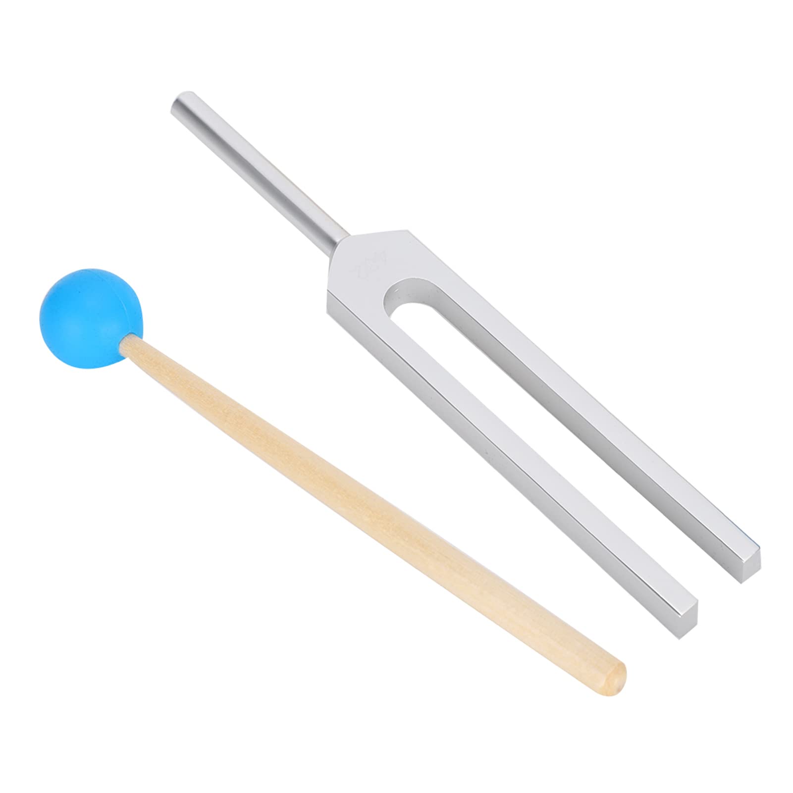 Tuning Fork Hammer, 432HZ Aluminum Alloy Tuning Fork Wood Hammer Sound Healing Therapy Tool Set