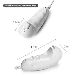 MODESLAB Wii Nunchuck Controller, 2 Pack Nunchuk