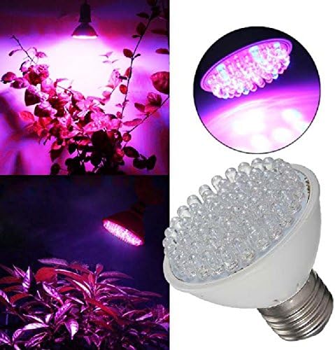 Grow Light - BANGWEIER E27 220V 60LED 3W Red Blue Plant Grow Light Bulb Indoor Garden Hydroponic Lamp