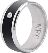 ASHATA Smart NFC Ring Multifunctional Wearable Device for Mobile Phone Size 7-13 view 6