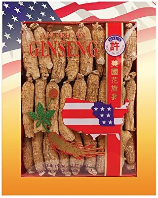 SKU #0132-8, Hsu's Ginseng Half Short Medium Cultivated American Ginseng Roots (8 oz = 227 gm/Box), 0132-8, 0132.8
