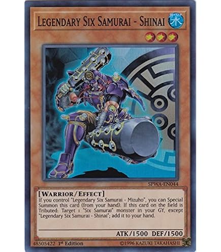 YU-GI-OH! – The Six Samurai – Irou (SDWA-EN008) – Sammelkarte – 1 Stück – Anime-Karte Von 2019
