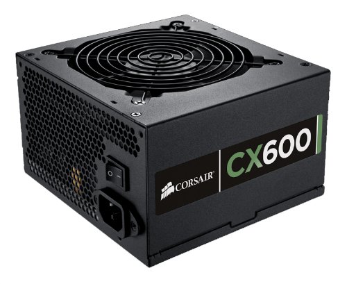 Corsair Builder Series CX600 600 watt 80 Plus Certified Power Supply Compatible with Intel and AMD Platforms ATX 700 CMPSU-600CXV2