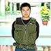 Lixada Tactical Vest Lightweight Breathable Polyester Combat-Vest Outdoor Training Vest Adjustable for Adults CS/Hunting/Training