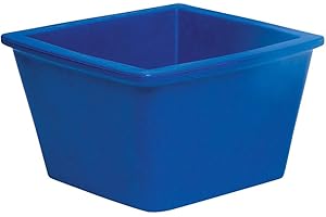 GENESEE SCIENTIFIC Extra Small Blue Ice Pan – 1 Liter Ice Holder - Stackable, Lightweight, Leak-Proof Ice Container - Frozen Sample Containers w/EVA Material to Withstand Dry Ice, Liquid Nitrogen, & Chemical Solvents