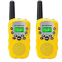 Xixiw Kids Walkie Talkies Toys Mini Two Way Radio for 3-12 Year Old Boys Girls Children Toy Xmas Birthday Gift ( 2 Pack-Yellow )