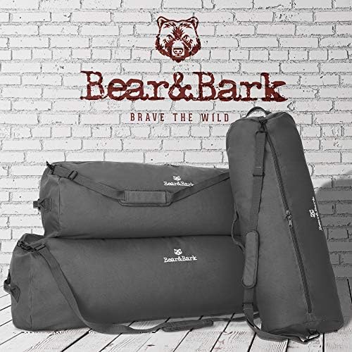 Large Duffle Bag - Grey 36"x14" - 90L - Canvas Military and Army Cargo Style Carryall Duffel for Men and Woman – College Student, Backpacking, Travel and Storage Shoulder Bag 6 Large Duffle Bag - Grey 36"x14" - 90L - Canvas Military and Army Cargo Style Carryall Duffel for Men and Woman – College Student, Backpacking, Travel and Storage Shoulder Bag