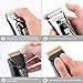 Professional Hair Clippers Set for Men, Aiskki Cordless Hair Trimmer, Electric Hair Cutting Kit with Gear Adjustment, Security Lock and LED Display