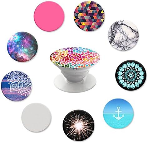 Fidget Spinner Cube Toy Relieves Stress and Anxiety, Children and Adults Anxiety Attention Toy (Pop Socket 5 Pack Multi-Color)