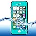 ImpactStrong Compatible with iPhone 7/8 Waterproof Case [Fingerprint ID Compatible] Slim Full Body Protection - Ocean Blue
