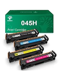 GREENSKY para Canon 045 045H (CRG-045H) Cartucho de tóner compatible (alta capacidad) - Pack de 4 para Canon Color imageCLASS MF634Cdw MF632Cdw LBP612Cdw LBP613Cdw LBP611Cn impresora láser