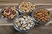 Assorted Nuts / Fancy Salted Mixed Nuts, Large Deluxe Kosher Salted Pistachios, Salted Cashews, Raw Almonds, Salted, Gourmet Box W/Silver Ribbon