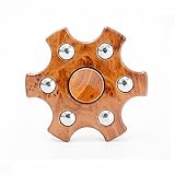 Fidget Spinner Hand Toy EDC Hexagon Shockproof, High Speed, Silent and Smooth, Spins Up to 3 Minutes,Built-in 6 Steel Ball for Rolling Movement,Helpful for ADD, ADHD, and Anxiety, Stress Reliever