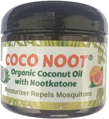 Organic, Fair-Trade, Extra Virgin Coconut Oil Insect Repellent + Nootkatone