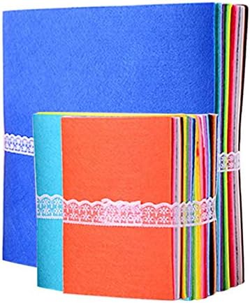 Felt - Diy Handmade Felt Non Woven Fabric 40 Color Set Of Decorative Making Wallet Flower Decoration - Tote Orange Patches Squares Yard Insert Paper Sticky Print Neutral Green Adhesive Roll