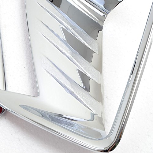 Kadore Front Fog Light Lamp Cover Trim Bezels fit For Toyota RAV4 RAV-4 2016 2017 ABS Chrome 2PCS/SET (117201 Front Fog Light Cover) - Thumbnail 5