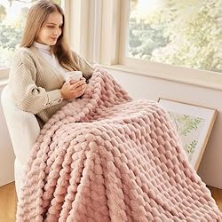 NEWCOSPLAY Super Soft Queen Blanket Pink Premium