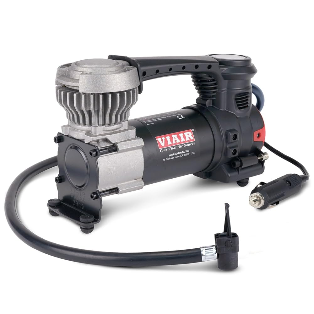 Photo 1 of VIAIR 84P - 00084 Tire Inflator Portable Air Compressor for Car, Truck & SUV | 12V On/Offroad Heavy Duty Pump 60 PSI, Cigarette Plug, Press-On Chuck