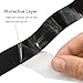 Tennis Racket Grip Tape Tacky Overgrip Black - 12 Pack, Ultra Absorption and Good Anti-Slip, Wrap around Badminton Racquet, Squash Handle, Racquetball, Beach Tennis, Pickleball Paddle and More