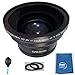 58mm 0.43x Photo Professional HD Wide Angle Lens (w/ Macro Portion) for CANON HFG40 HFG30 XA35 CX15 XA10, XA20, XA25, XF100, XF105, GL1, GL2 + A&R Microfiber Lens Cleaning Cloth