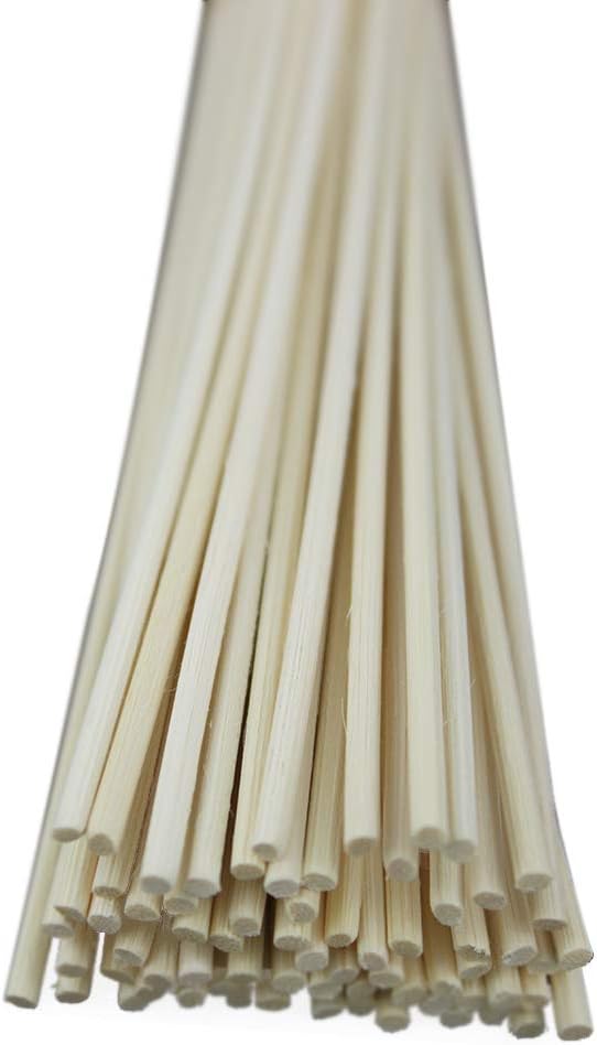 Feel Fragrance Reed Diffuser Sticks Replacement Rattan 12 X 0.12Inches Natural(100pcs）