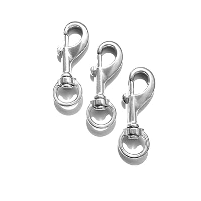 Long Buy Stainless Steel 316 Marine Grade Scuba Diving Clip Swivel Eye Bolt Snap, Snap Bolt Trigger Chain Clip, Single Ended Trigger Clasp Pet Buckle, 68mm, 88mm, Heavy Duty