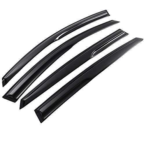 Window Visor Fits 20102015 Kia Optima 2nd Gen Acrylic Smoke Tinted