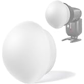 NEEWER CRS9 Silicone Flash Diffuser, Magnetic Light Modifier Shaper Softbox for NEEWER NW620 NW700 NW760 Z880 Z760 Square Head &amp; Z1 Z2 Round Head Speedlite, Adapter Rings Sold Separately