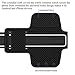 AILUN Phone Armband,Compatible iPhone X/Xs/XR/Xs Max 8/7 Plus Galaxy Note 8 s8 s9 Plus Sport Anti Slip,Dual Arm-Size Slots,Sweat&Scratch Resistant Key Pocket,with Touch ID Headphone Port[Black]