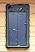 Solar Phone Charger for Cell Phone, External Power Battery Bank, Dual USB Portable Backup, Best Solar Panel for iPhone, Android, Tablet, GPS, Light Weight, Waterproof, Outdoor, LED Flashlight (Black)