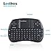[2017 Newest] Leelbox 2.4Ghz Mini Wireless Keyboard Air Touchpad Mouse For Android TV Box PC PAD Smart Tv---Black