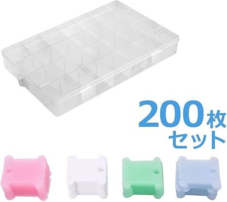 Amazon 糸巻き 刺繍糸 巻き取り プラスチック ホルダー 収納便利 をきれいに整理 0枚セット 4色 刺しゅう糸 通販