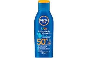 Protector Solar Corporal NIVEA SUN Protección & Hidratación Kids FPS 50+ 125Ml, Sin Fragancia