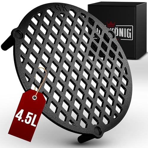 Günstige Gelegenheit! Qualität zum fairen Preis – GUSSKÖNIG Gusseisen Stapelrost... heute nur 29,99€. Lohnt sich definitiv!