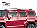 TAC Cross Bars Fit 2006-2010 Hummer H3 with Lock System Black OE Style Aluminum Roof Top Rail Rack Snowboard Kayak Canoe Luggage Carrier