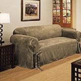 Microsuede Slipcover, Taupe (Sofa)