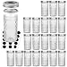 Mason Jars 12 OZ, VERONES Canning Jars Jelly Jars With Regular Lids, Ideal for Jam, Honey, Wedding Favors, Shower Favors, Baby Foods, 20 PACK