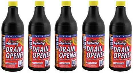Liquid Lightning Buffered Sulfuric Acid Drain Cleaner (Pack of 5)
