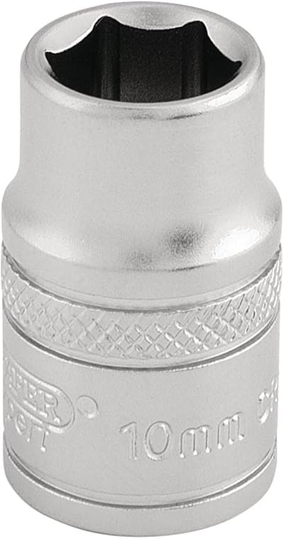 Draper HI-TORQ 3/8 10 mm 6 Point Socket Chrome Vanadium
