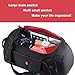 Swiss Ruigor 6407 Water Resistant Carry On Travel Duffel Bag and Gym Sports Bag with Shoes Compartment - 8.5 Gallons - 32 Liters