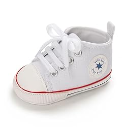 KKIIDDSS Unisex Baby Girls Boys Canvas High-top